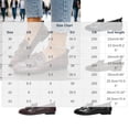 thumbnail image 3 of Shrysg Women's Round Toe Loafers with Bow and Tassel Breathable Faux Leather Slip-On Shoes for Office Casual Wear Brown, 3 of 7