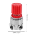thumbnail image 2 of CTIRCHIU Régulateur d'Air en Ligne pour Compresseurs d'Air Alliage d'Aluminium Durable Réglage Multipression Fonctionnement Silencieux Taille 1/4 Pouce, 2 of 8