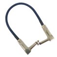 thumbnail image 3 of Soidarity Cable de guitarra eléctrica, Cable de Pedal de efecto, chaqueta práctica profesional, Cable de instrumento Musical con enchufe de cobre de Accesorios para instrumentos musicales Azul negro Soidarity OD025605-03, 3 of 6