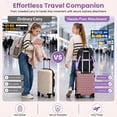 thumbnail image 4 of Girls Backpack for Grades 1-5, Lightweight Waterproof Bookbag with Reflective Straps, Kids School Bag with Coin Purse & Cute Pendant Middle School, 4 of 11