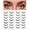 10mm 812, variant on False Lashes Natural Look Eyelashes 8mm Short No Make up False Eyelashes Pestañas Postizas Natural Looking Eye Lash Wispy Strip Lashes Pack (Super Natural)