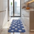 thumbnail image 4 of Dark Blue Sun Moon Star Pattern Kitchen Rug Mat,Kitchen Runner Rugs Non Skid Washable,Decorative Kitchen Floor Mats for Kitchen,Sink,Laundry,17"x47.2", 4 of 7