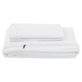 thumbnail image 2 of Becky Cameron Solid Print Polyester Microfiber Duvet Sets, Full/Queen, White, 3-Pieces, 2 of 3