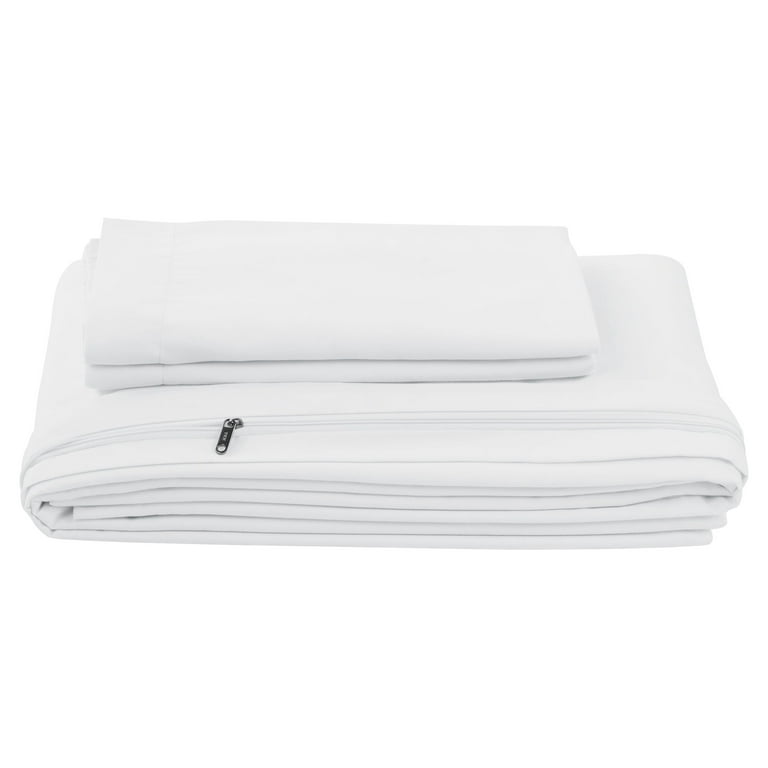 vidaXL Duvet Cover Set White 240x220 cm Cotton