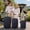 Blue, variant on 3-Piece ABS Hardshell Luggage Set, 20"/24"/28" Lightweight Suitcases with Combination Lock, 360° Silent Spinner Wheels, Durable ABS Shell & Iron Handle, Black