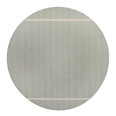 Better Homes & Gardens Grey Fringe Tablecloth 70" Round - Grey Flannel / Natural - 100% Cotton