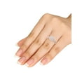 thumbnail image 5 of 1/6 Carat T.W. Diamond Double Halo Cluster 10kt Rose Gold Engagement Ring, 5 of 5