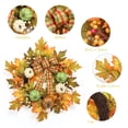 thumbnail image 4 of Fashionwu Fall Wreath, 20 Inch Front Door Autumn Wreath Thanksgiving Decorations with Pumpkins Pinecones Maple Leaves Hydrangea Flowers for Harvest Halloween Home Porch Decor Indoor Outdoor, 4 of 7