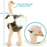 Ola the Ostrich | 11 Inch Realistic Looking Stuffed Animal Plush | By TigerHart Toys