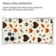 thumbnail image 5 of Halloween Hearts Case Compatible with iPhone 13 Pro max,Unique Art Design TPU Bumper Cover Case, 5 of 5