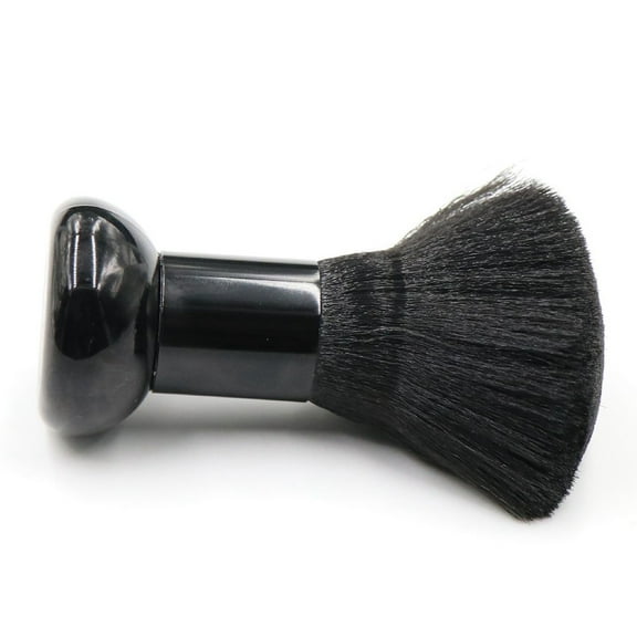 LEORX Portable Neck Duster Hair Brush with Soft Fiber Bristles for Easy Hair Removal and Styling