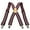 WDB, variant on MELOTOUGH Mens Suspenders 2" Wide Adjustable And Elastic Braces X Shape With Very Strong Clips - Heavy Duty