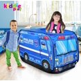 thumbnail image 5 of Kiddie Play Police Car Pop Up Play Tent, Indoor/Outdoor Playhouse for Kids Boys and Girls, 5 of 7