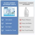 Xcleen Easy Dissolvable Travel Laundry Detergent Sheets, Fresh Linen