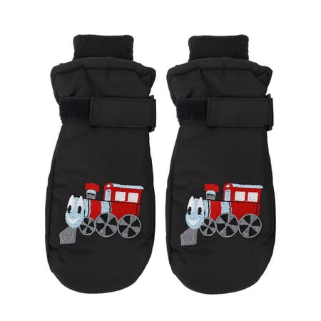 Kid Boys Girls Winter Gloves 3M Thinsulate Waterproof Ski Mittens Train M