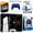 Cobalt Blue, variant on Sony Playstation 5 Slim Digital with Extra Gray Camo Controller, Gamer Starter Kit and MightySkins Decal Voucher Plus 1 Year CPS Extended Warranty