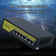 thumbnail image 3 of 6 Port POE Switch, 4 10/100mbps POE Ports, 2 10/100mbps UP Link Ports At 65W for IP Cameras WLAN Access Points, IP Phones, with Advanced Auto Sensing Algorithm, 3 of 7