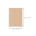 thumbnail image 2 of HONMEET 240Pcs Notebook Refill Loose Leaf Paper Light Brown Blank Pages for Professional Use, 2 of 8
