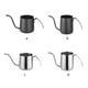 thumbnail image 4 of Contenedor de hervidor de café Contenedor de agua de acero inoxidable Verter sobre Ketters Convenientes cafetería Ketterles para el restaurante Home Bar Utiliza Negro 350ml AweSitey HA011196-02B, 4 of 7