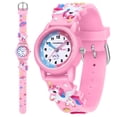 thumbnail image 5 of Kids Analog Watch 3D Cartoon Watch for Boys Girls Age 4-12 Waterproof Watch with Silicone Band Gift for Kids Age 4-12, 5 of 9