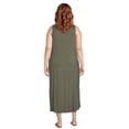 thumbnail image 5 of Terra & Sky Women's Plus Size Swing Tank Dress, 5 of 6