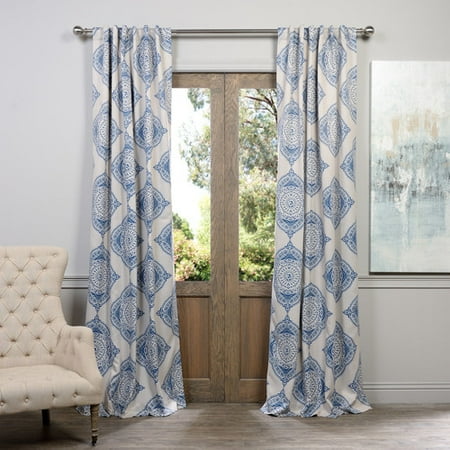 Half Price Drapes Henna Blackout Single Curtain Panel Walmart Com