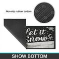 thumbnail image 7 of Let It Snow Snowflake Snowman Kitchen Mat [2 PCS] Merry Chrismas Washing Kitchen Rug,Waterproof Non-Slip Kitchen Mats and Rugs Light Crystal Velvet Rug for Kitchen,Floor Home,Office,Sink, Laundry, 7 of 7