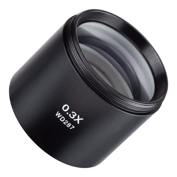 AmScope 0.3X Barlow Lens For ZM Stereo Microscopes (48mm) New