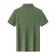 thumbnail image 5 of Tops Casuales de Negocios para Mujeres con Solapa de Manga Corta, Camisa con Botón Clásico para Uso Diario de Verano de Oficina, 5 of 6