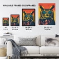 thumbnail image 3 of Artery8 Cool Owl Sunglasses Funky Bird Fun Portrait For Living Room Unframed Wall Art Print Poster Home Decor, 3 of 5