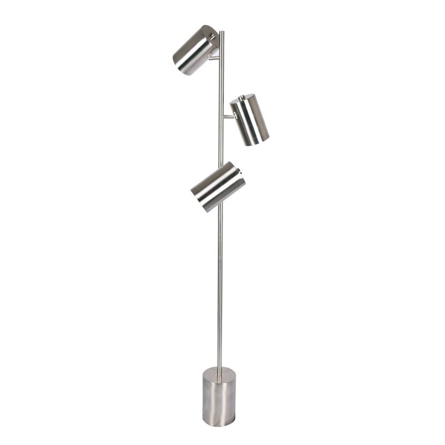 Sagebrook Home Metal 63" 3 Light Floor Lamp, Silver - Kd