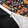 thumbnail image 4 of Erosebridal Animal Capybara Duvet Cover Set For Boys Girls,Chic Floral Flowers Leaves Bedding Full For Kids Teens,3-Piece,No Comforter,Black Reversible, 4 of 6