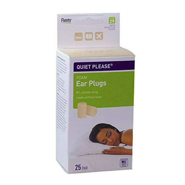 Flents Quiet Please Foam Ear Plugs 25 Pair (Pack of 3)