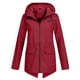 thumbnail image 1 of Pntutb, chaqueta informal sólida para mujer, para exteriores, de talla grande, con capucha, a prueba de viento, abrigo suelto, selecciones de Flash Pntutb Pntutb-5962, 1 of 4