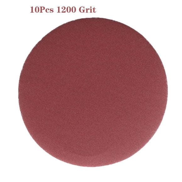 10 Pcs 5inch/125mm 40-2000Grit Round Shape Disk Sand Sheets Sandpaper Polishing