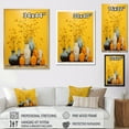 thumbnail image 4 of Designart "Simplistic Amber Ceramics" Boho Pottery Picture Framed Canvas Wall Art, 4 of 5