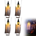 thumbnail image 7 of Large Hanging Swing Ghost Halloween Decor with Remote Control, Waterproof LED Light Up Ornament, 8 Lighting Modes Indoor Outdoor Yard Porch Haunted House Decoration, 7 of 7