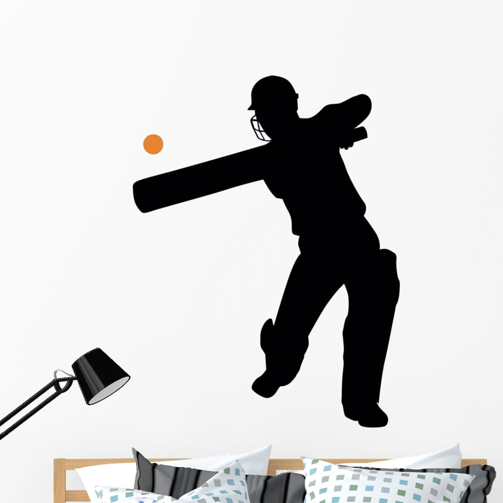 Cricket Silhouette Wall Decal by Wallmonkeys Peel and Stick Graphic (48