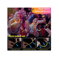 thumbnail image 3 of 100 Pulseras Neón Fosforescente Glow Stick Fiestas Eventos Xtellar multicolor, 3 of 4