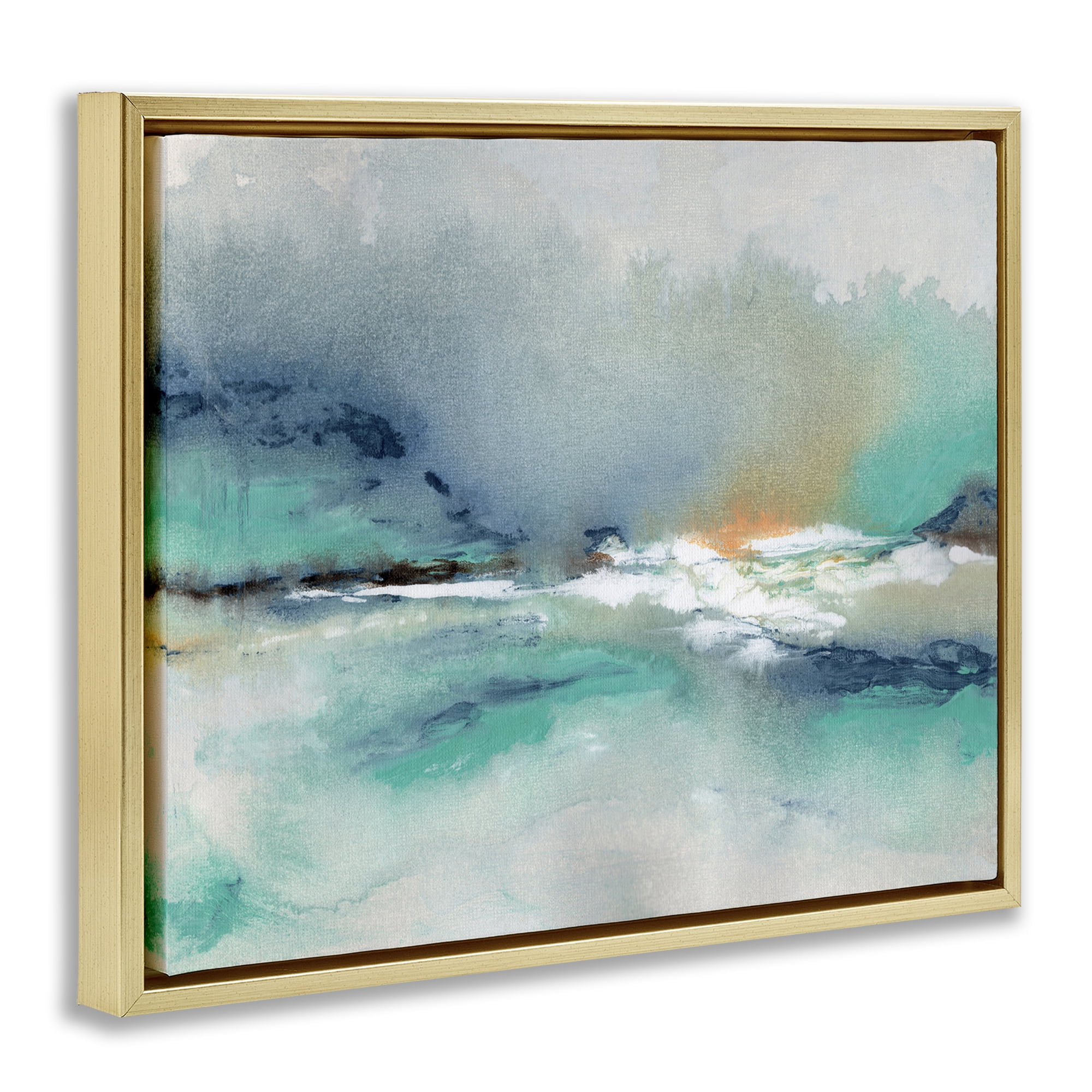 Stupell Industries Sun Bleached Crossing Gold Framed Floater Canvas Wall Art, design by NLS Design