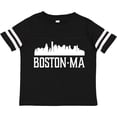 thumbnail image 3 of Inktastic Boston Massachussetts Skyline City Silhouette Boys or Girls Toddler T-Shirt, 3 of 5