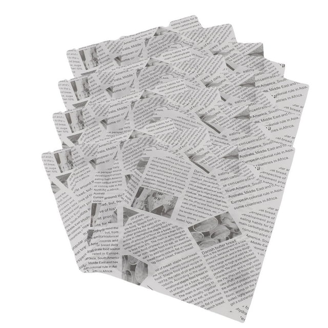 Grease Proof, High Temperature Proof, Versatile Food Wrapping Paper for Frying, Baking, Safe Material with Convenient Cleaning, 500 Sheets Wrapping Paper Sheet
