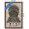 thumbnail image 3 of Game of Thrones - Iron Throne Wall Poster, 14.725" x 22.375", Framed, 3 of 5