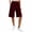 Wine A, variant on Enjoytime Summer Shorts for Women Drawstring Elastic Waist Split Dressy Casual Knee Length Shorts with Pockets