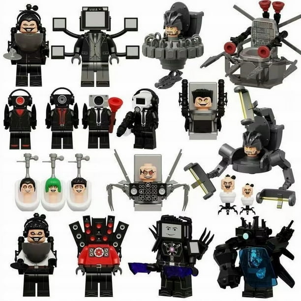 Set de Mini Figuras de Bloques de Construcción – 17 Piezas de Guerreros Estelares y Bestias Luchadoras | Kit de Juguete de Bloques
