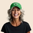 thumbnail image 3 of Dalix Hockey Mom Embroidered Womens Cotton Dad Hat Baseball Cap Adjustable in Kelly Green, 3 of 5