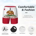 thumbnail image 3 of Mens Swim Trunks California Quick Dry Board Shorts with Compression Liner, 3 of 6