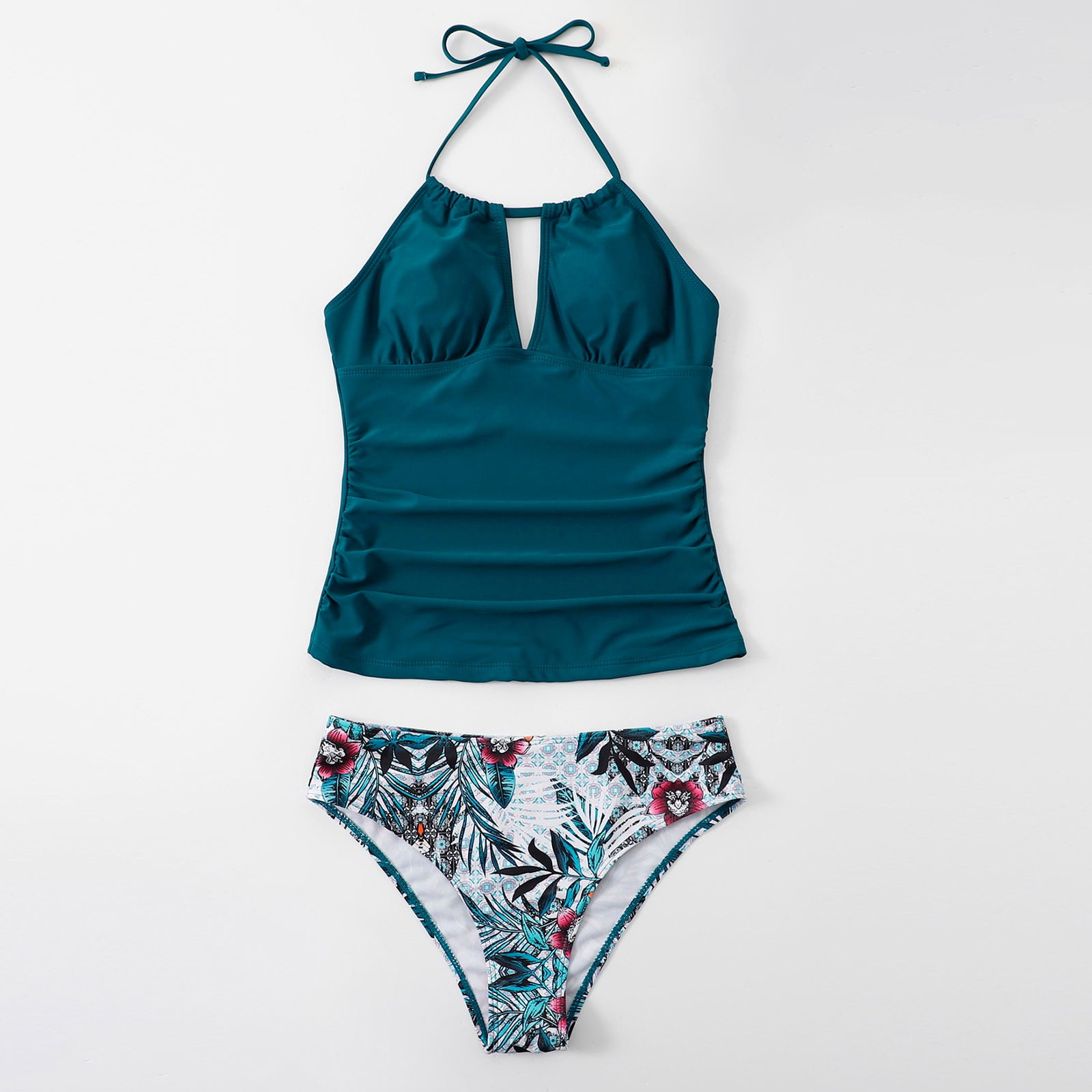 dmqupv Jr Swimsuits for Teen Girls Women Print Bikini Set Push Up ...