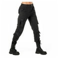WCMZJ Cargo Pants Women Baggy Hiking Casual Imitation Denim Military Tactical Army Combat Work