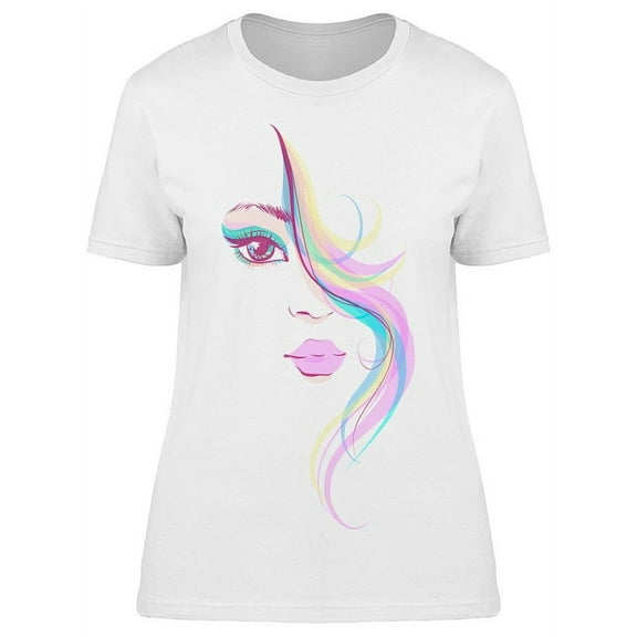 A Portrait Of A Pretty Face T-Shirt Women -Image by Shutterstock, Female Medium